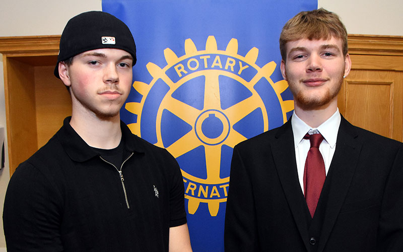 Mason (left) and Hewson were commended for their moral and spiritual courage in the face of personal adversity and difficulty.